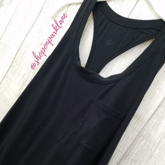 SOLD!! lululemon Yogi Racerback III Tank, 8 - Picture 3 of 6